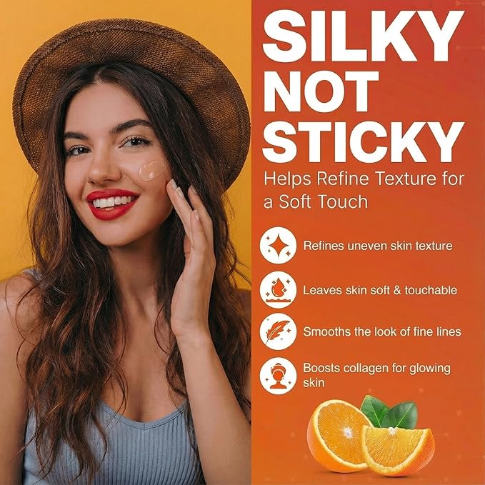 GlowMedik Vitamin C Serum for Face – Brighten + Smooth Vit C Serum with Hyaluronic Acid, Vitamin E & MSM, Hydrates & Firms Dull or Uneven Skin for a Radiant, Youthful-Looking Glow, 60ml