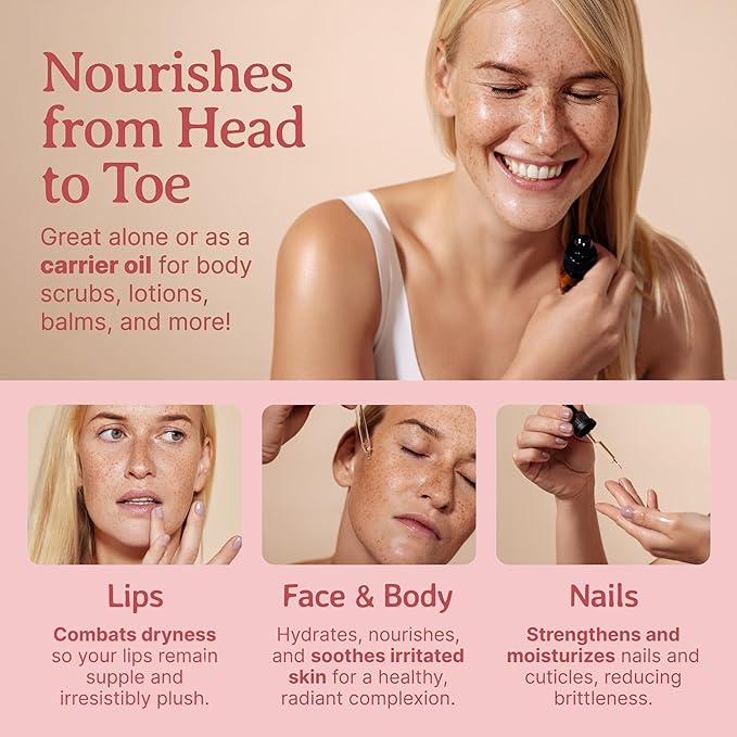 Bella Terra Oils - Prickly Pear Oil 16oz - Delve into the Cactus Oil Charm, Steeped in Calcium & Potassium, A Rare Gem for Timeless Beauty