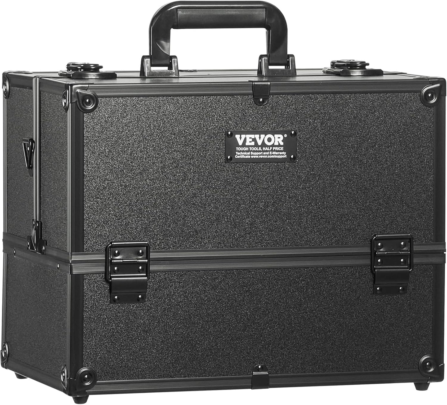 VEVOR Makeup Train Case Professional Makeup Storage Organizer Box Make Up Carrier for Women and Girls