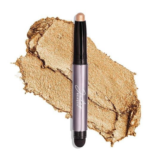 Julep Eyeshadow 101 Crème-to-Powder Waterproof Eyeshadow Stick – Warm Gold Shimmer – Long-Lasting, Crease-Proof, Golden Shimmer Cream Eyeshadow with Built-in Smudger