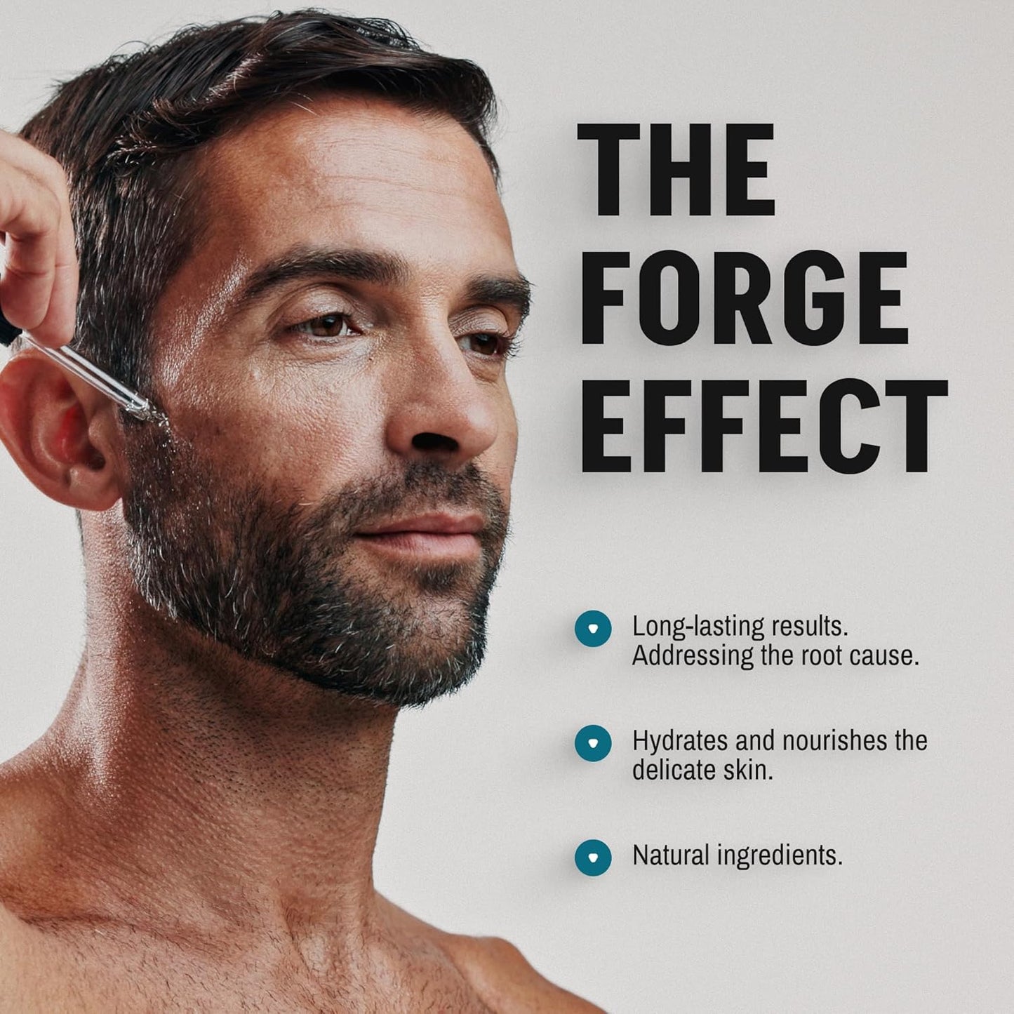 FORGE SKIN® Night Beef Tallow Serum for Men [TALLOW-BASED] - Facial Essence for Face Wrinkles with Essential Oils - Natural Green Tea Skincare for Radiance and Skin Hydration (1.77 OZ)