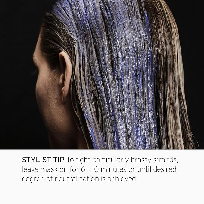 FEKKAI Blonde RX Hair Recovery Duo - Includes Purple Mask (7.5 oz) + Brightening Oil (1.7 oz) - Free of Sulfates, Parabens, Phthalates - Vegan, Cruelty-Free