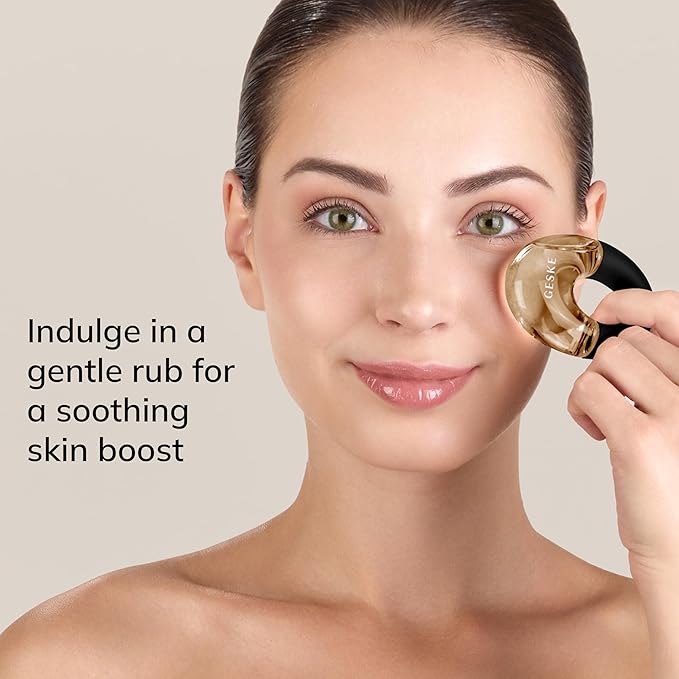 SmartAppGuided™ Cool & Warm Eye Massager | 7 in 1 | Multifunctional Massager | Eyes & Face | Battery-free Cooling & Warming | Firms, Relaxes & De-Puffs Skin | Ring-shaped Design for Easy Grip