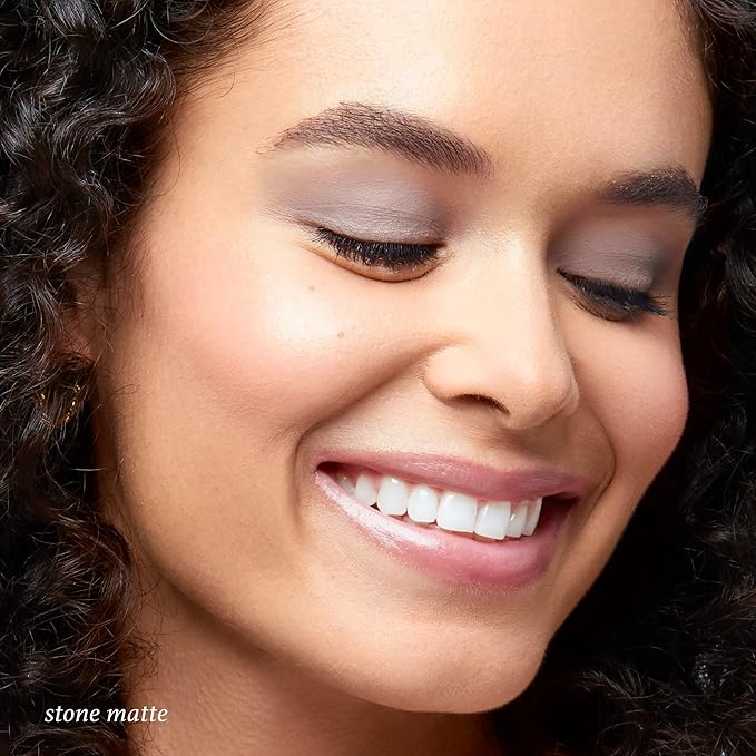 Julep Eyeshadow 101 Cream to Powder Waterproof Shadow Stick - Stone Matte - Long-Lasting, Crease-Proof, Matte Eyeshadow with Built-in Smudger