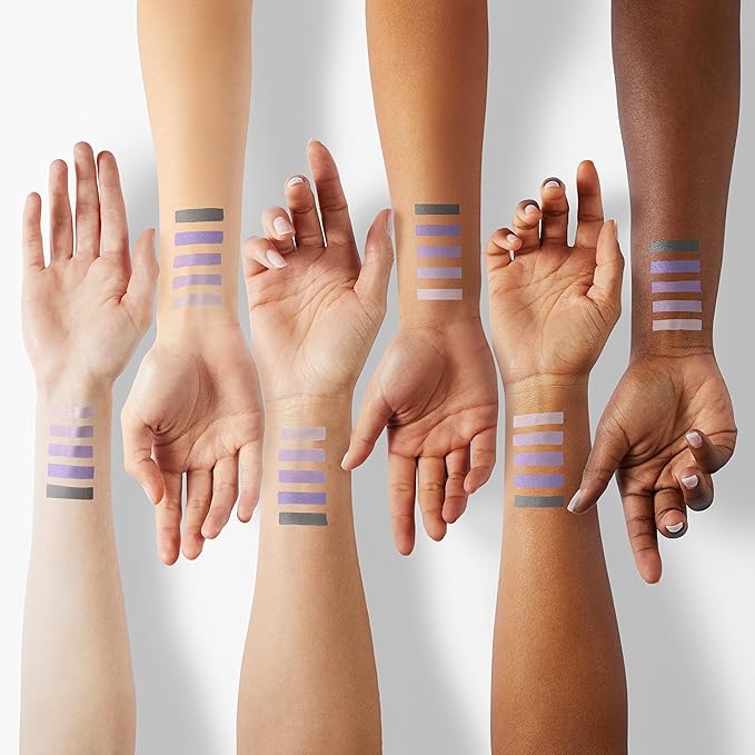 L.A. COLORS 5 Color Matte Eyeshadow Palette, Purple Cashmere CEM473