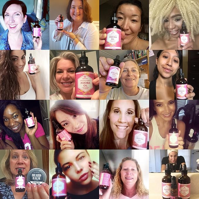 Leven Rose Winter Combat Bundle with Rosehip Oil 4oz, Rosehip Night Serum, and 24k Gold Rose Water