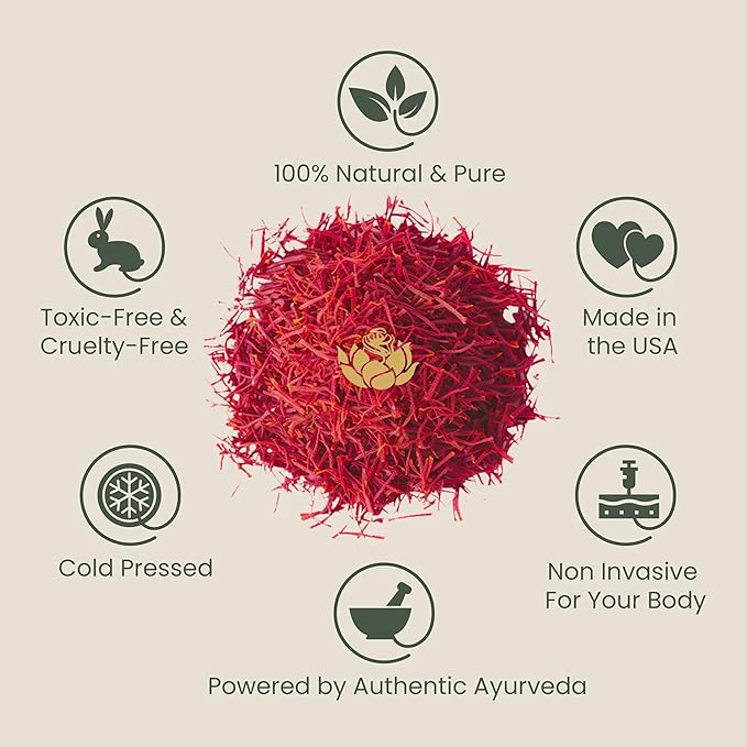 Shankara Kumkumadi Oil with Pure Saffron and Ayurvedic Herbs (Rose Aroma 18ml)