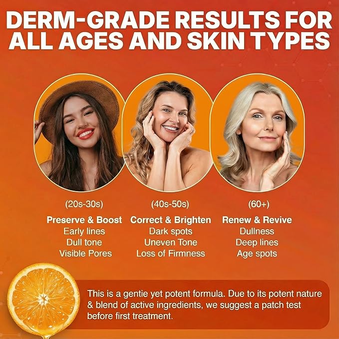 GlowMedik Vitamin C Serum for Face – Brighten + Smooth Vit C Serum with Hyaluronic Acid, Vitamin E & MSM, Hydrates & Firms Dull or Uneven Skin for a Radiant, Youthful-Looking Glow, 60ml