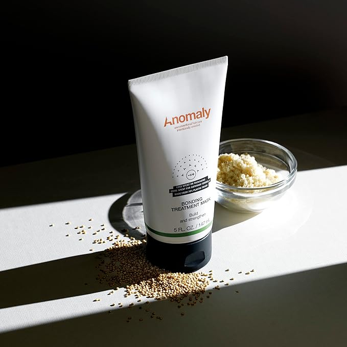 Anomaly Bonding Treatment Mask with Keratin for Dry & Damaged Hair | Strengthen & Protect | Sulfate Free & Paraben Free 5 fl. oz., white (Pack of 2)