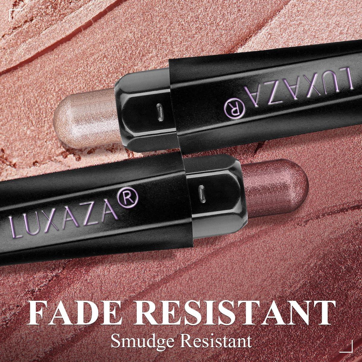 10PCS Eyeshadow Stick,Shimmer And Matte Brown Metallic Cream Eyeshadow Pencil Crayon with Smudge-proof & Waterproof,Eye Brightener Stick, Ideal Gift for Women - Espresso