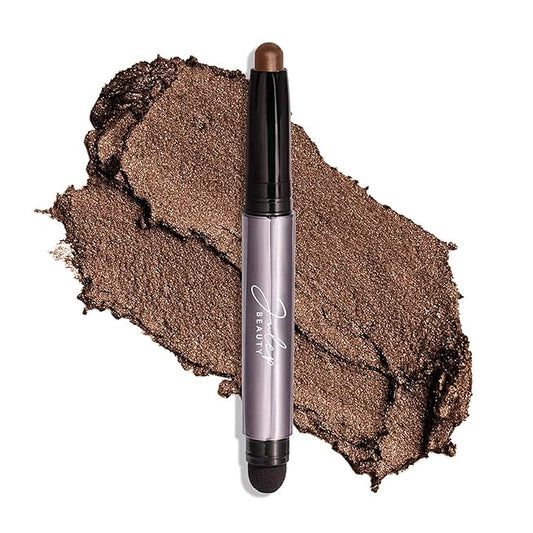 Julep Eyeshadow 101 Cream-to-Powder Waterproof Shadow Stick – Cocoa Shimmer – Long-Lasting, Crease-Proof, Chocolate Brown Shimmer Cream Eyeshadow with Built-in Smudger