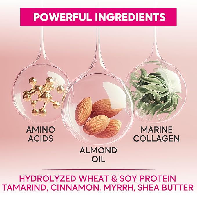 HAIR MASK FOR DAMAGED HAIR BRAZILIAN BONDOX TREATMENT 1.06 oz Thermal Activated Mask for Dry Frizzy Hair | Formaldehyde Free | Results for up to 1-3 months | prunus oil | seaweed collagen