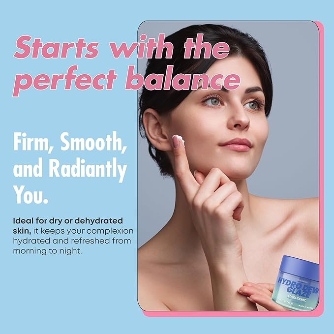 Hyaluronic Acid Day Cream - Dermatologist Tested, Anti-Aging, Korean Skin Care, Hydrates & Smooths Dry Skin, Improves Texture & Firmness - Clean Beauty, Vegan, Non-GMO - 1 Pack