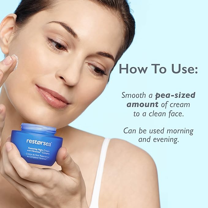 Restoring Night Cream with Vibransea Complex, 1.7oz