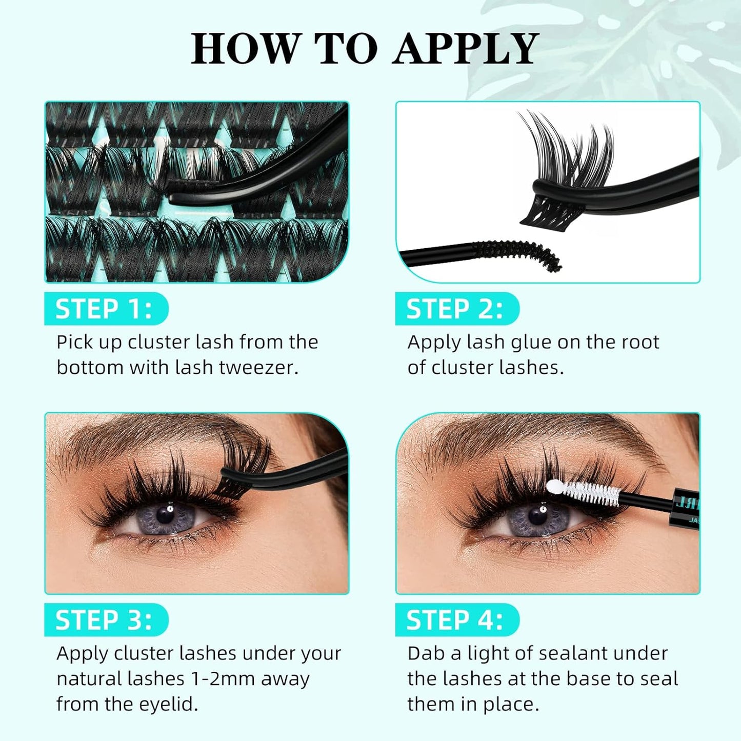 Lash Clusters Wet Look 168Pcs Eyelash Cluster Ultra-Thin Lash Band Eyelashes Extensions Spiky Anime Wide Span Lashes(Tulip,D-Mix10-18mm)