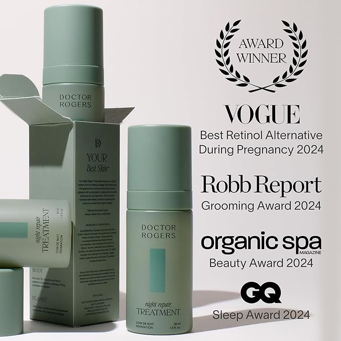 Doctor Rogers Advance DUO Bundle: Day Preventative and Night Repair Treatments, 1 Ounce each