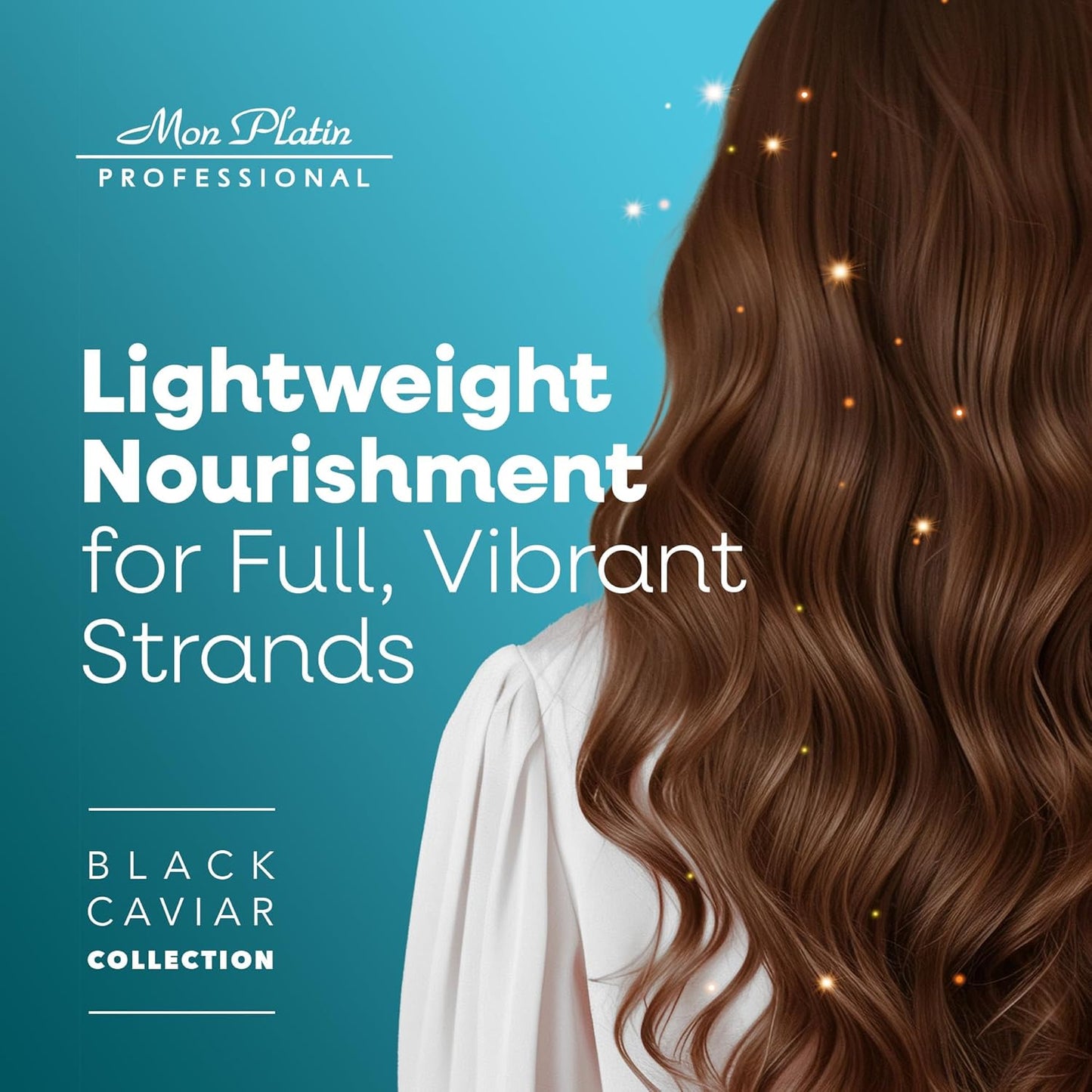 Mon Platin Volumizer Hair Mask, Serum & Shampoo Bundle – Gentle, SLS-Free Formula for Fine, Fragile Hair with Black Caviar & Silk Protein to Boost Volume and Strength Naturally