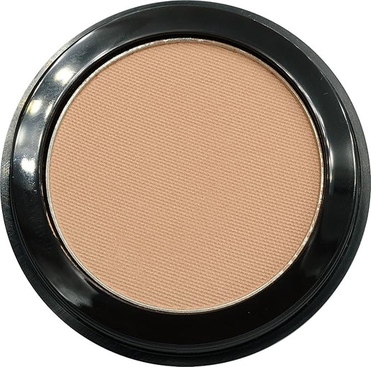 Amaretto Matte Light Brown Beige Peach Pressed Powder Single Vegan Eyeshadow; Talc, Paraben & Cruelty Free