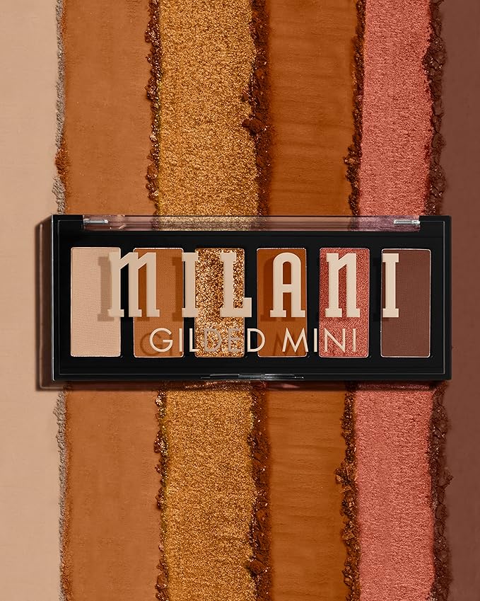 Milani Gilded Mini Eyeshadow Palette with 6 Matte & Shimmer Hues - Champagne Problems