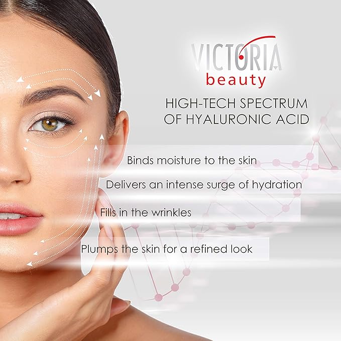 Hyaluron, Retinol, Caviar and Red-Grape Anti-Wrinkle Lifting Day and Night Cream - Anti-Aging Face Moisturizer with Hyaluronic Acid fo Ages 50 to 65+ (50ml)