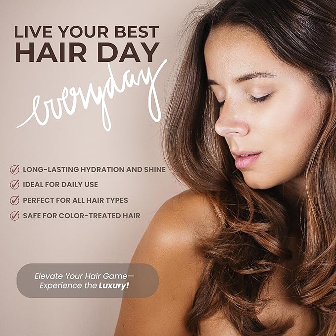 Collagen Hair Mask for Damaged Hair - Hydrating and Repairing Formula, Promotes Growth and Thickness - Ideal for Curly and Dry Hair, 16.9 oz