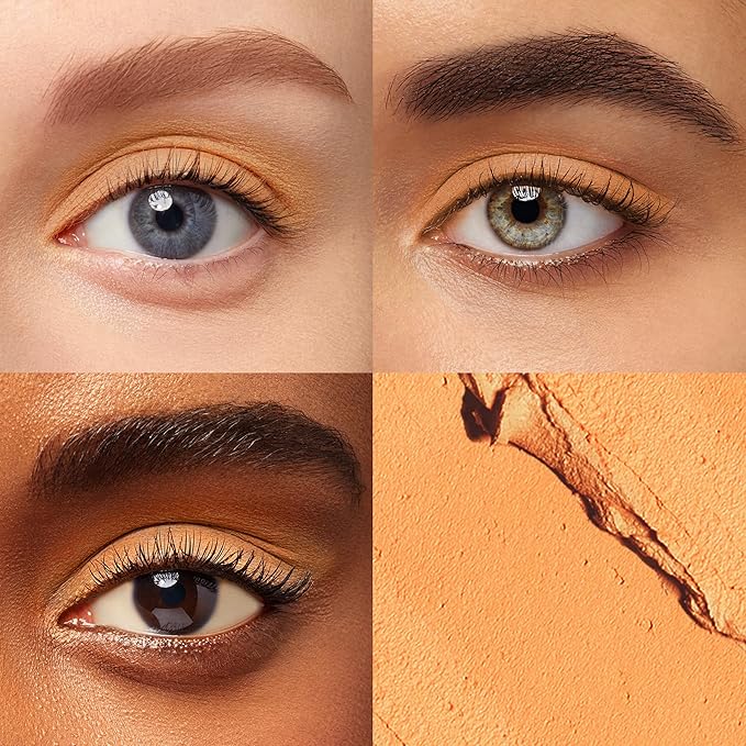 Julep Eyeshadow 101 Cream-to-Powder Waterproof Shadow Stick – Cantalope Matte – Long-Lasting, Crease-Proof, Warm Light Orange Matte Cream Eyeshadow with Built-in Smudger