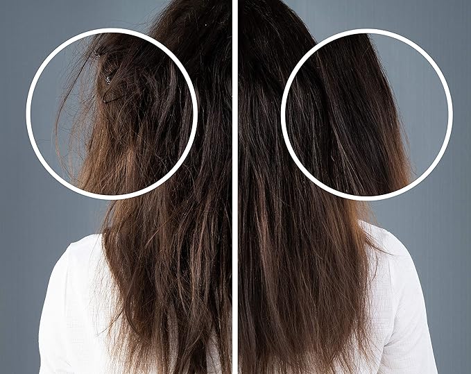 Difeel Biotin 3-PC Hair Growth Treatment Powerpack - Includes 12oz Hair Mask, 6oz Leave in Conditioning Spray & 2.5oz Root Stimulator