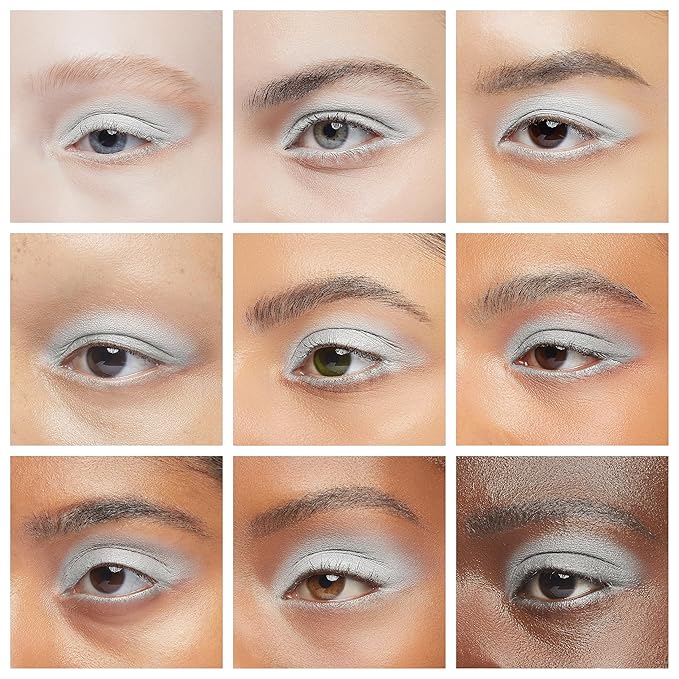 IS'MINE Single White Matte Eyeshadow Powder Palette High Pigment, Longwear, Intense Color Best White Eyeshadow