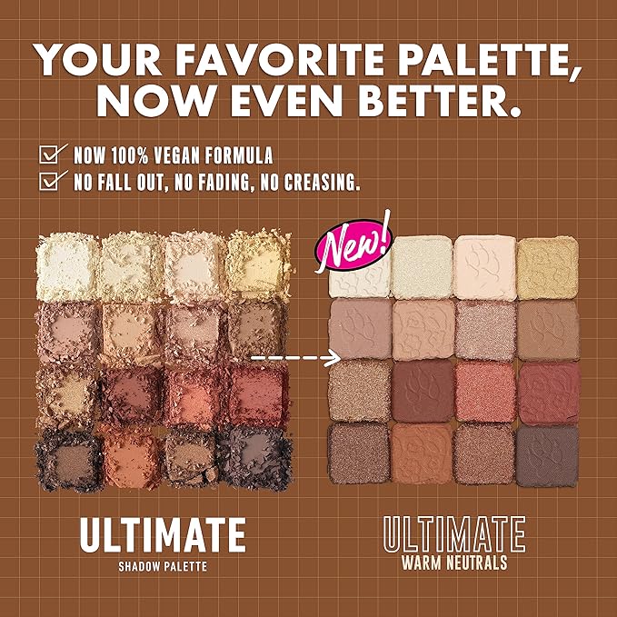 NYX PROFESSIONAL MAKEUP, Ultimate Shadow Palette, Eyeshadow Palette - Warm Neutrals