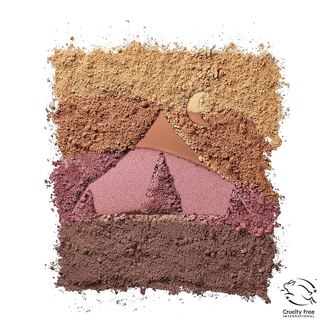COVERGIRL Trunaked Quad Eyeshadow Palette, Glamping, Desert Glamping, 0.06 Ounce