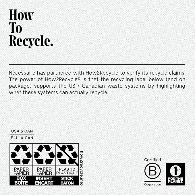 Nécessaire The Deodorant Santal | Aluminum Free Deodorant For Women & Men. Extra Strength Treatment with Mandelic Acid. Free of Baking Soda, Ozokerite & Silicones (75 g/2.5 oz)